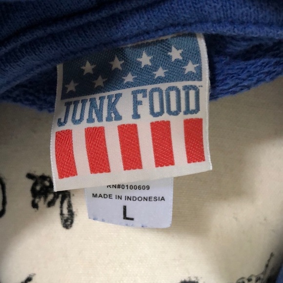 Junk Food Vintage Patriots Hoodie - Picture 6 of 7